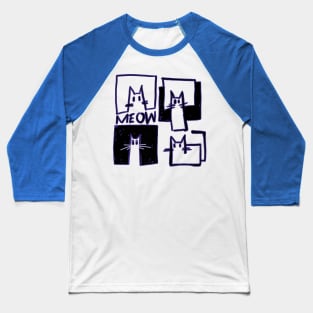 cubist cats Baseball T-Shirt